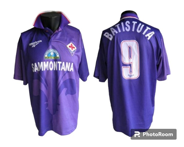 Short Fiorentina ENNERRE Match Worn Années 80 – Pantaloncino Vintage Viola